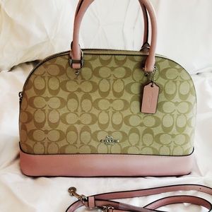 Coach Mini Caryall in Khaki Blossom